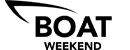 Boat Weekend black logo